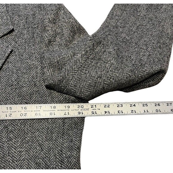 Arnie Blazer Vintage Men's Size 40R Brown Tweed Wool Classic Career USA Made - Picture 8 of 11
